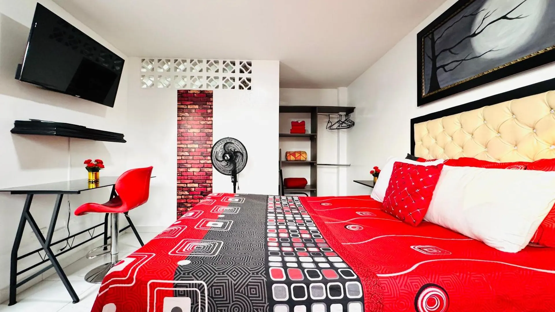 Apartmán !Increible Terraza Panoramica, Wifi 100Mb, Cocina & Lavadora! Edificio Victory Medellín