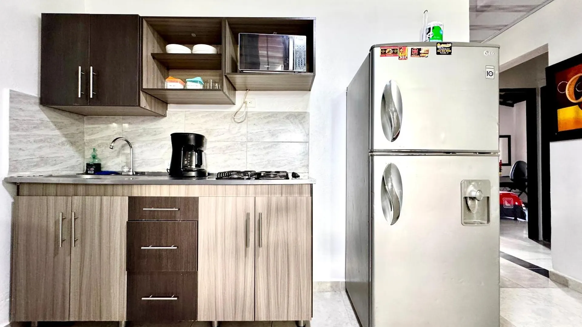 !Increible Terraza Panoramica, Wifi 100Mb, Cocina & Lavadora! Edificio Victory Medellin 아파트