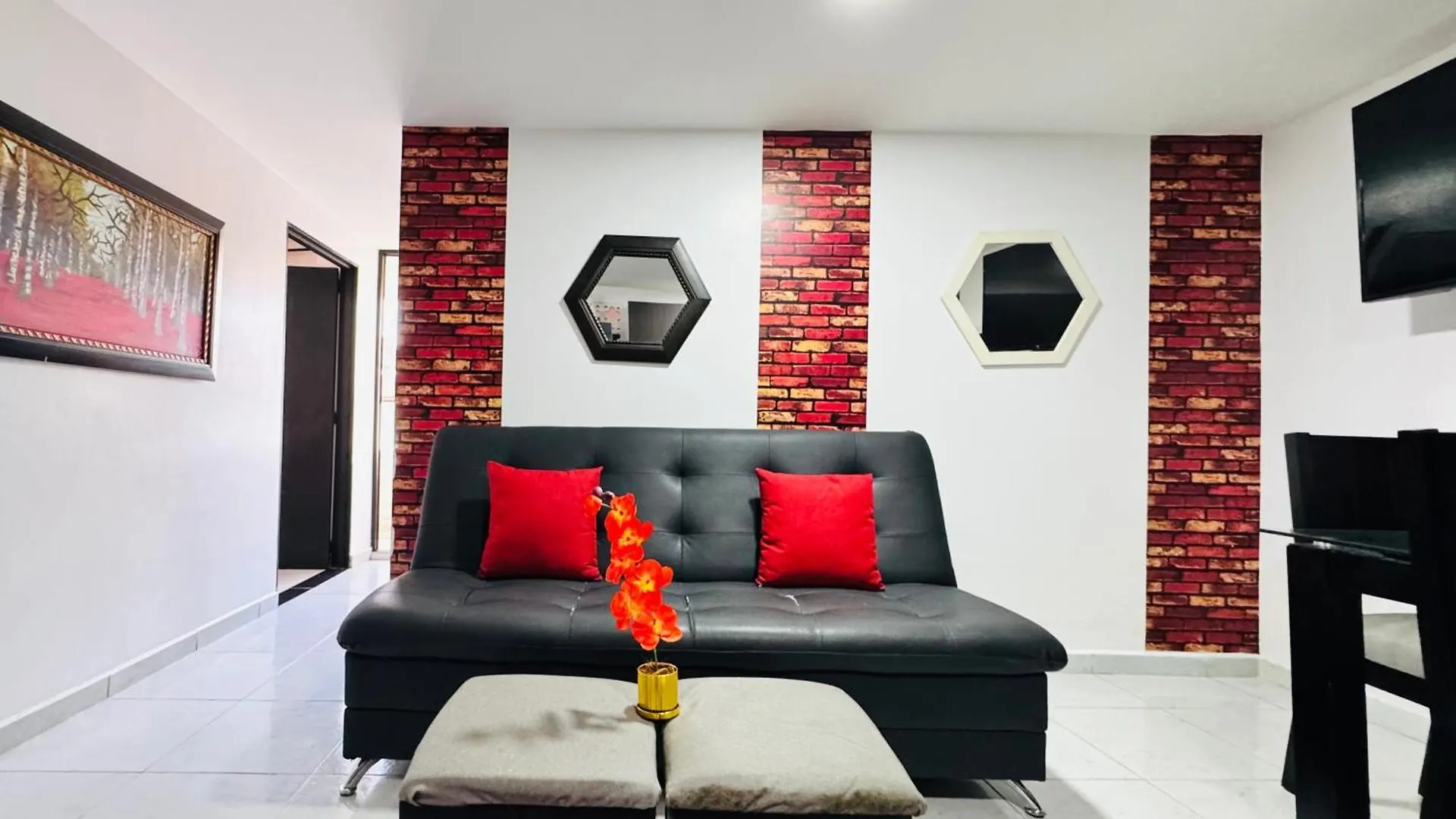 Apartmán !Increible Terraza Panoramica, Wifi 100Mb, Cocina & Lavadora! Edificio Victory Medellín
