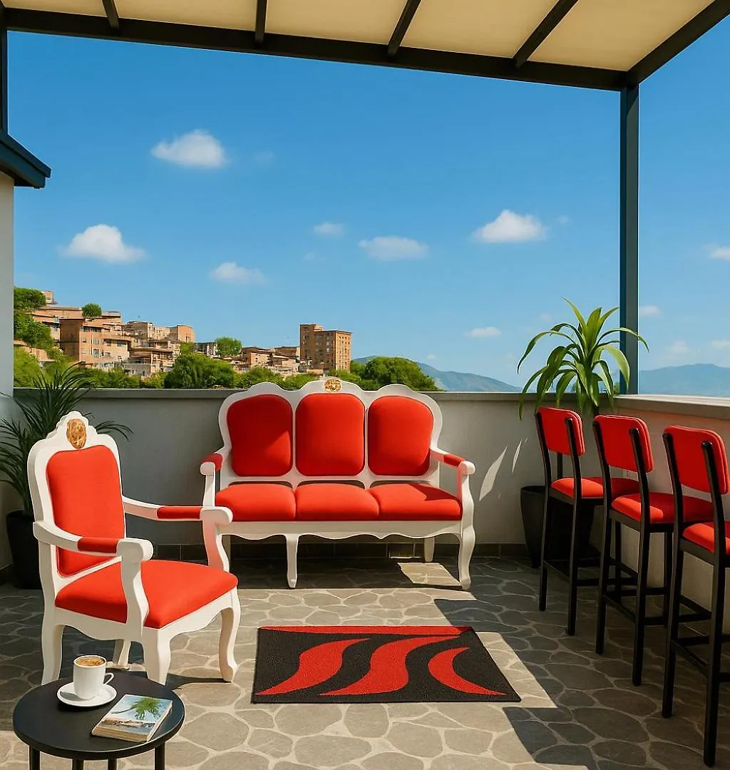 Apartmán !Increible Terraza Panoramica, Wifi 100Mb, Cocina & Lavadora! Edificio Victory Medellín